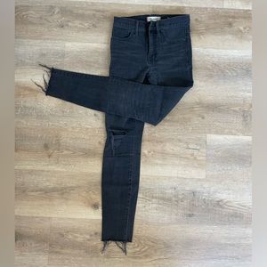 madewell 9” high rise skinny jeans
